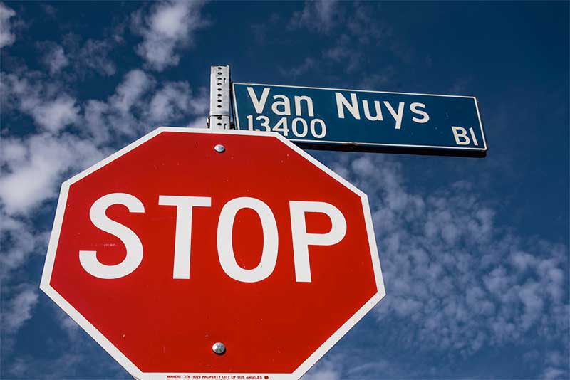 Van Nuys Blvd. Street Sign