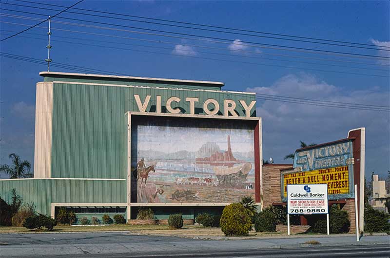 Victory dirve in theater entrance Van Nuys, CA